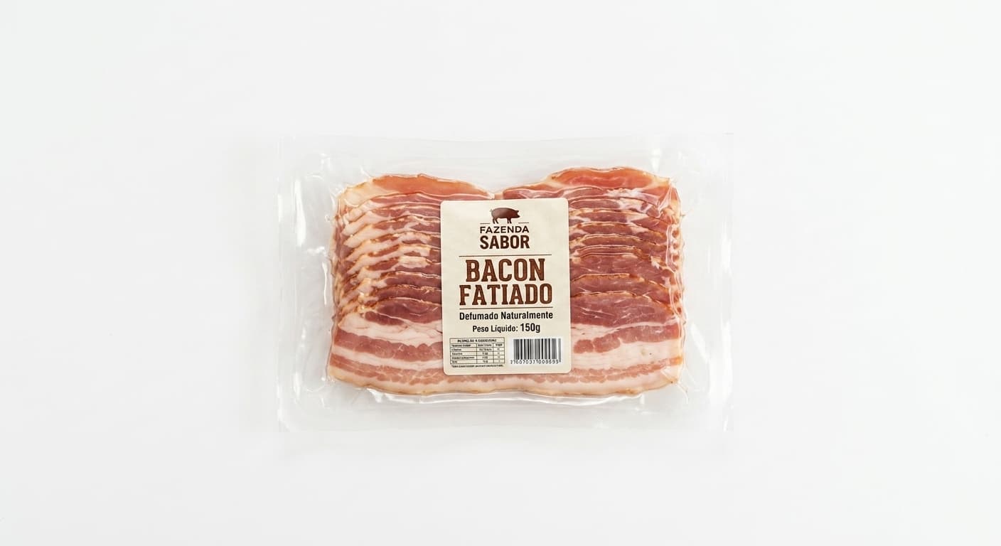 Bacon fatiado 1kg